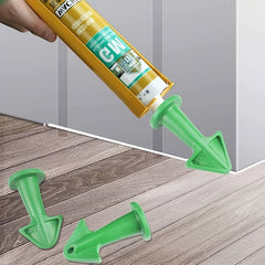 3pcs Caulk Nozzle Set Silicone Applicator Squeegee