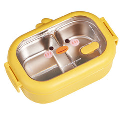 Stainless Steel Divided Food Container for School & Work