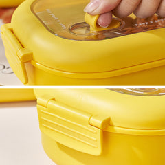 Stainless Steel Divided Food Container for School & Work