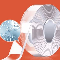 1pc 1.3m Transparent Nano Tape Washable Reusable Double Sided Tape