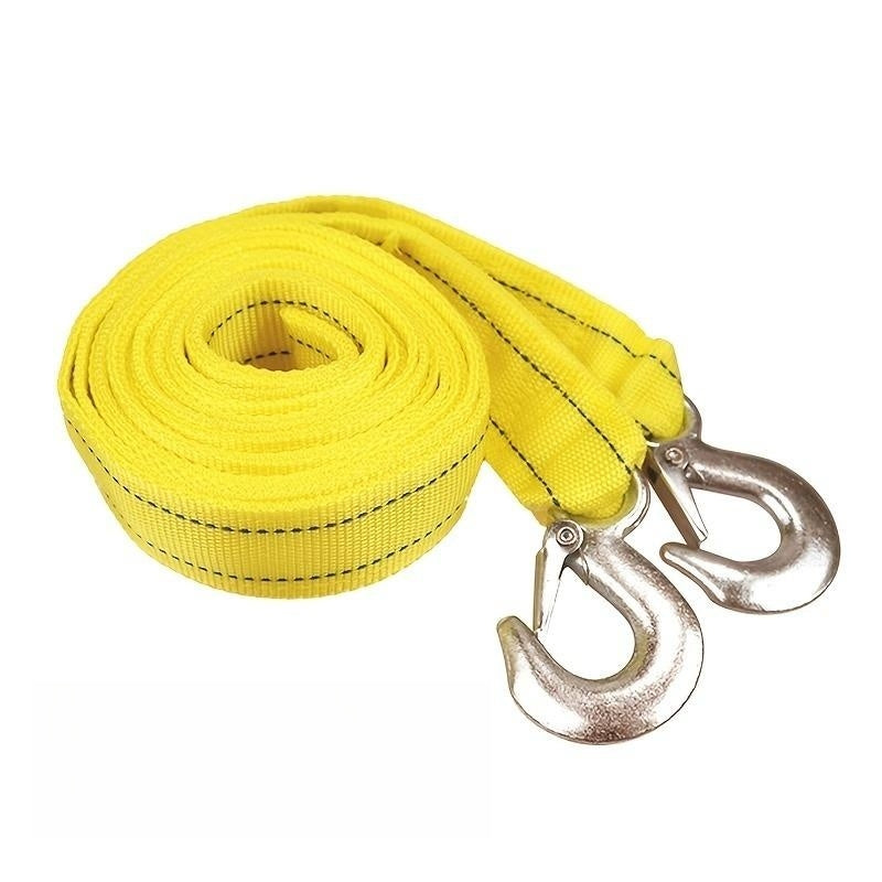 4M 157in HD 5 Ton Towing Rope Break Strength Nylon Recovery Strap & Storage Bag