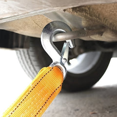 4M 157in HD 5 Ton Towing Rope Break Strength Nylon Recovery Strap & Storage Bag
