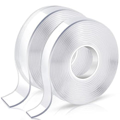 Heavy Duty Double Sided Tape Reusable Strong Sticky Strips Home Office Car