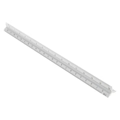 1pc Aluminum Alloy Triangular Scale Drawing Ruler Metal scale