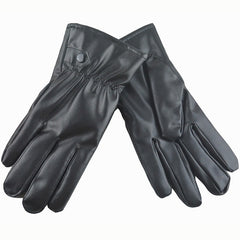 2pcs PU Leather Touch Screen Gloves For Cycling Driving