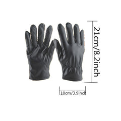 2pcs PU Leather Touch Screen Gloves For Cycling Driving