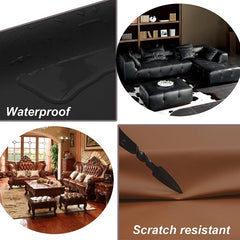 Leather Repair Patch Tape Kit Self Adhesive for Couches, Furniture, Car Seats