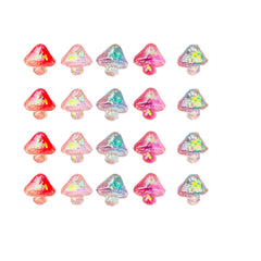 Mini Resin Mushrooms Flat Back Stone Figurines DIY Wedding Scrap