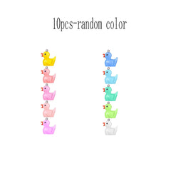 Resin Duck Charms Pendants for DIY Jewelry Making