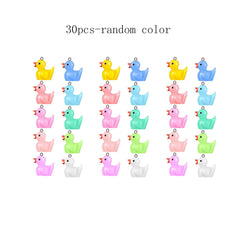 Resin Duck Charms Pendants for DIY Jewelry Making