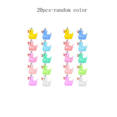 Resin Duck Charms Pendants for DIY Jewelry Making