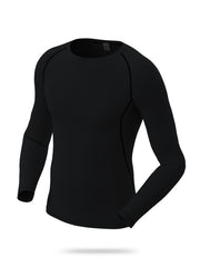 Men's Fitness Long Sleeve T-shirt High Elastic Quick Dry