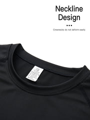 Men's Fitness Long Sleeve T-shirt High Elastic Quick Dry