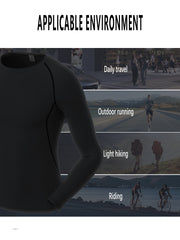 Men's Fitness Long Sleeve T-shirt High Elastic Quick Dry