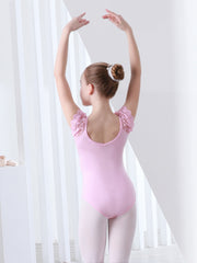 Cotton Ballet Skirt Set Breathable Outfit Dance Gymnastics