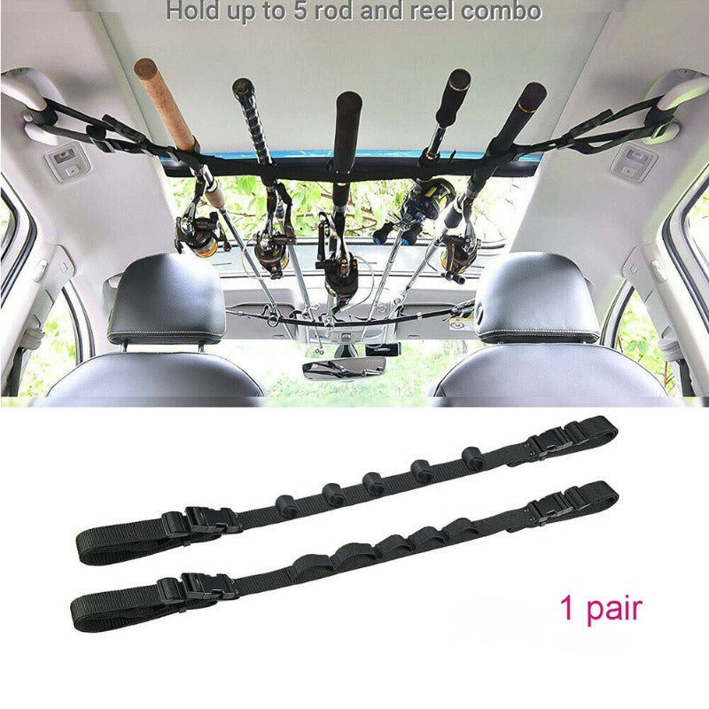 2pcs Car Fishing Rod Holder Bracket Outdoor Fishing Accessories