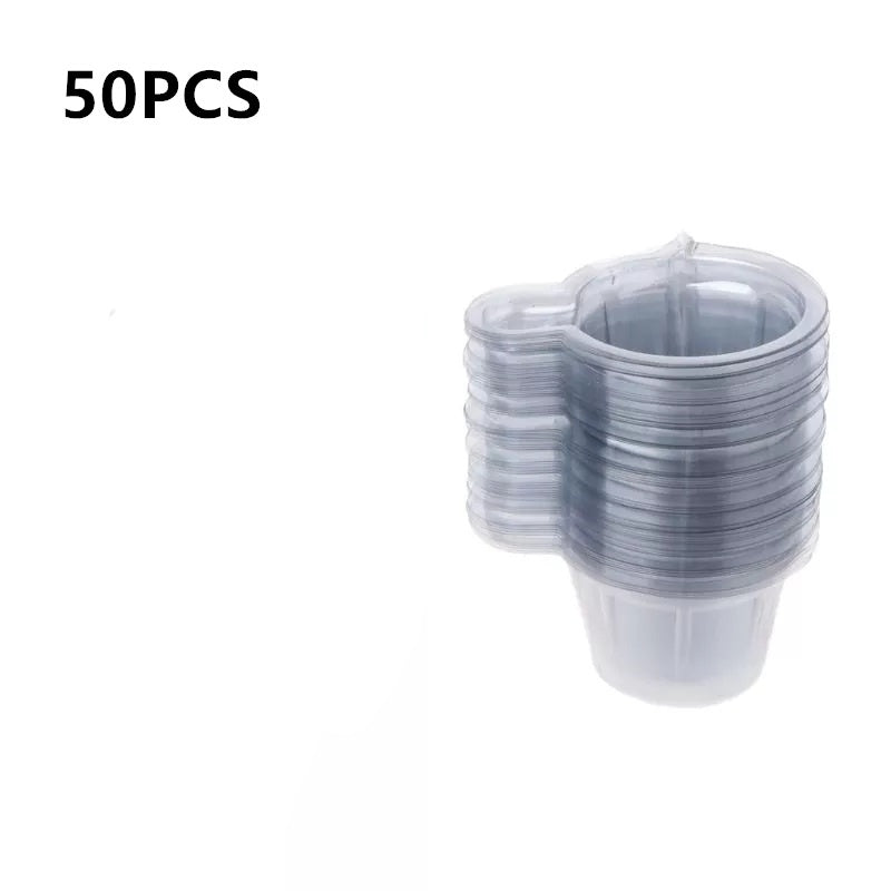 100Pcs 40ML Plastic Cups Dispenser Resin Pouring Cup Kit for DIY Epoxy Jewelry
