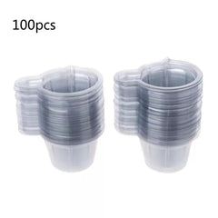 100Pcs 40ML Plastic Cups Dispenser Resin Pouring Cup Kit for DIY Epoxy Jewelry