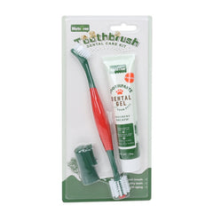 1pc Beef Flavored Pet Toothpaste And Toothbrush Set for Cat & Dog Dental Care