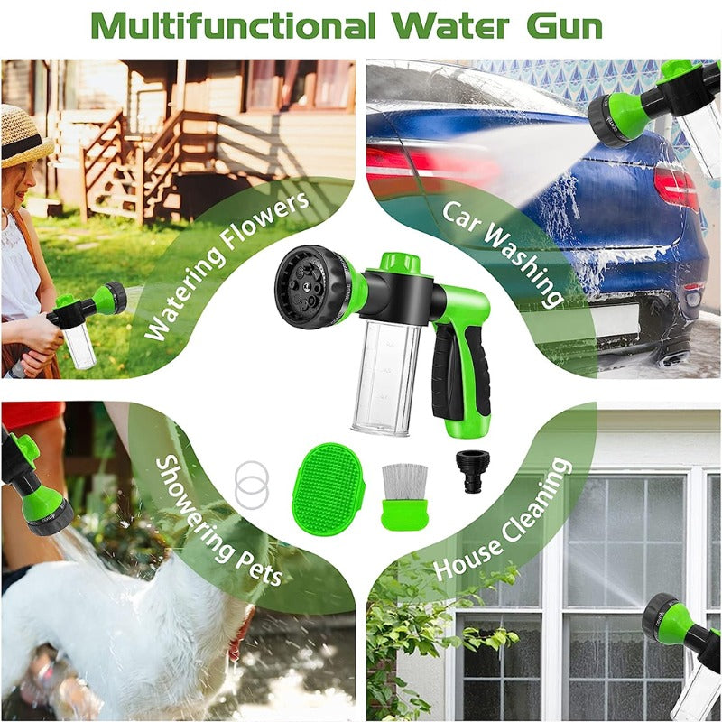 Dog Shower Gun Dog Bath Brush Foam Sprayer Garden Shower Bathroom