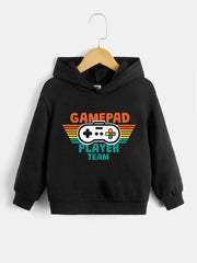 Gamepad Player Team Boys Hoodie Long Sleeve Sweatshirt