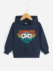 Gamepad Player Team Boys Hoodie Long Sleeve Sweatshirt