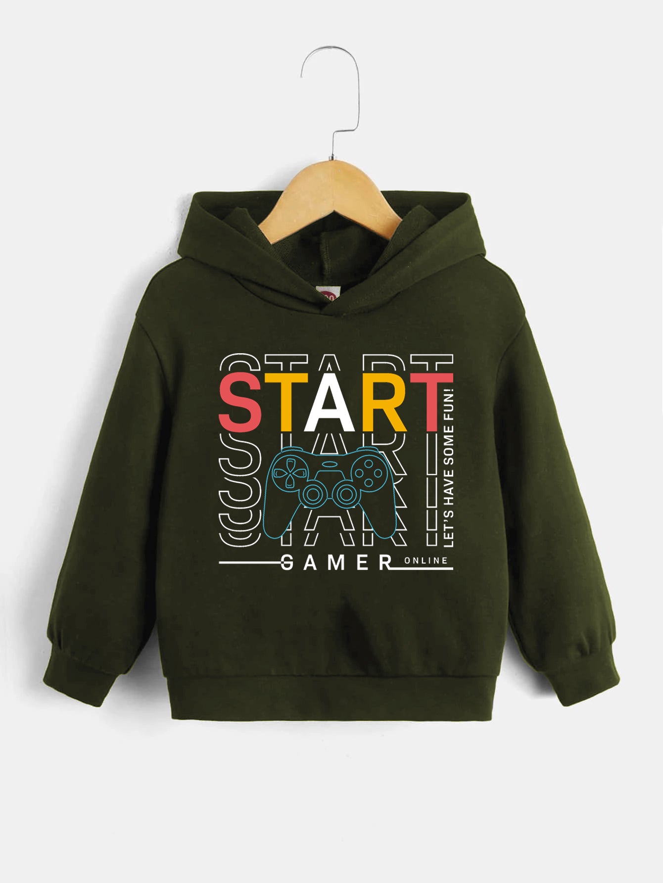 Boys Casual Long Sleeve Hoodies Kids Sweatshirt
