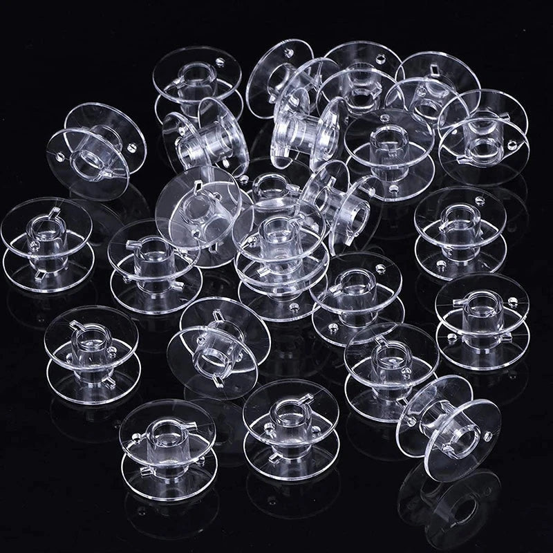 Clear Sewing Machine Bobbin Case 25 Slots Bobbin Storage Organization