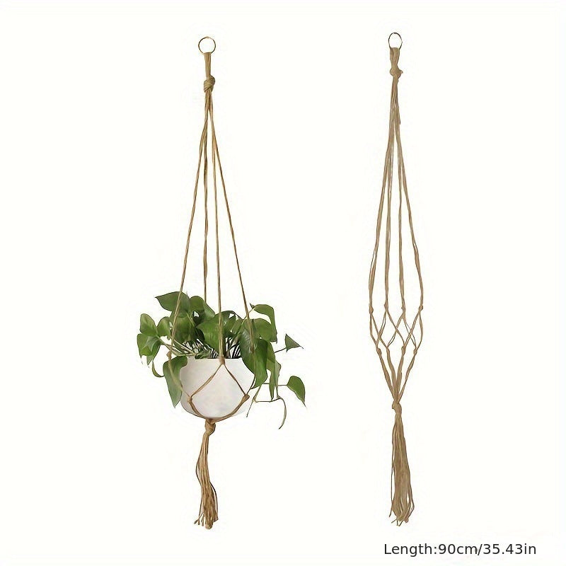 Macrame Plant Hanger Baskets Flower Pots Holder Balcony Hanging Decoration