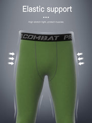 Men's Quick Sports Leggings High Stretch Compression Pants