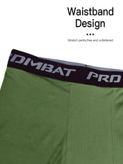 Men's Quick Sports Leggings High Stretch Compression Pants