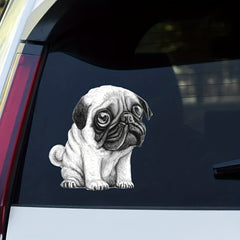 Pug Dog Self Adhesive Decals Car Motorcycle Wall
