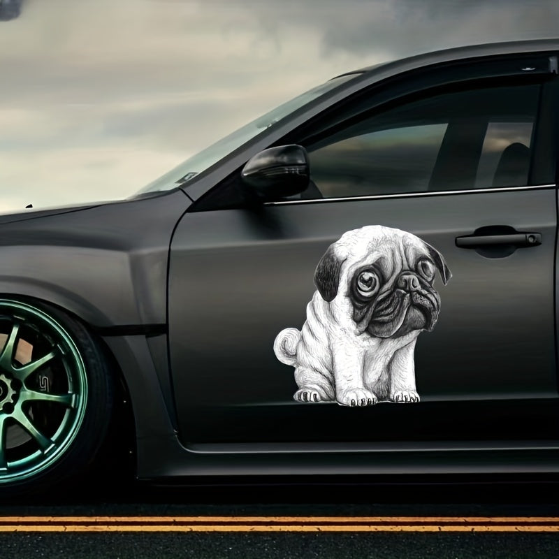 Pug Dog Self Adhesive Decals Car Motorcycle Wall