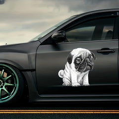 Pug Dog Self Adhesive Decals Car Motorcycle Wall