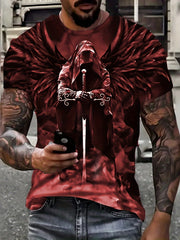 Men's 3D Print Novelty T shirt Stylish Tees For Summer Mens Clothing