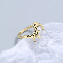 Tyrannosaurus Dinosaur Adjustable Ring Hand Jewelry