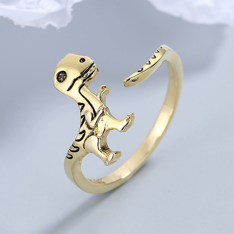 Tyrannosaurus Dinosaur Adjustable Ring Hand Jewelry