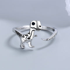 Tyrannosaurus Dinosaur Adjustable Ring Hand Jewelry