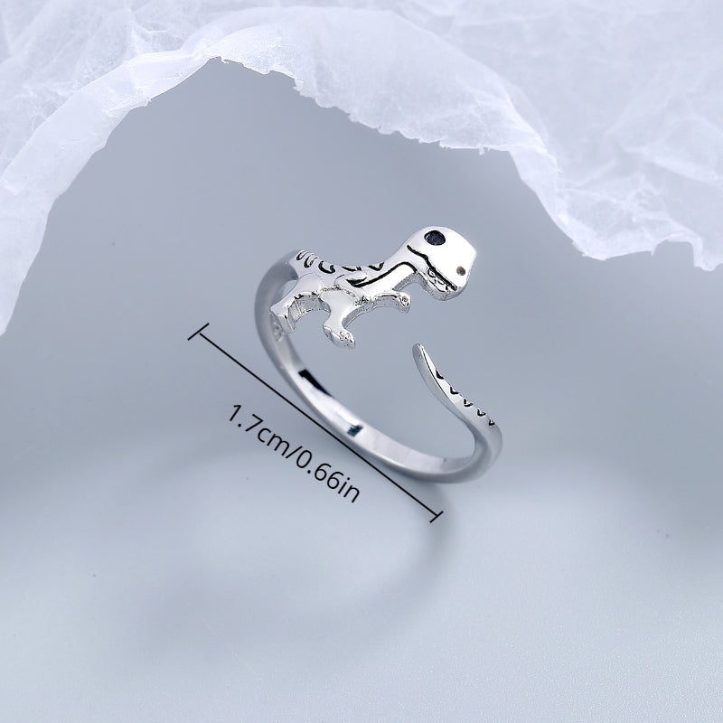 Tyrannosaurus Dinosaur Adjustable Ring Hand Jewelry