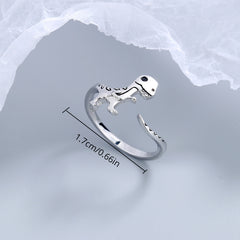 Tyrannosaurus Dinosaur Adjustable Ring Hand Jewelry