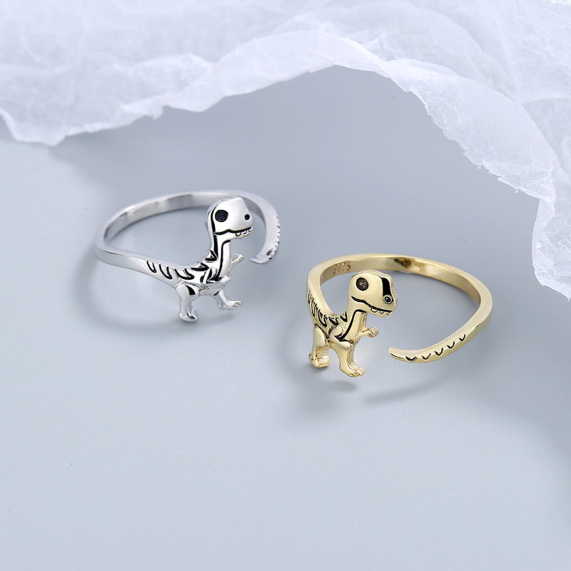 Tyrannosaurus Dinosaur Adjustable Ring Hand Jewelry
