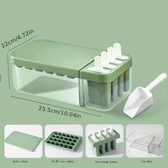 Ice Cube Molds Popsicle Ice Cream Mold Dual-use Ice Box With Ice Shovel