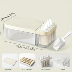 Ice Cube Molds Popsicle Ice Cream Mold Dual-use Ice Box With Ice Shovel