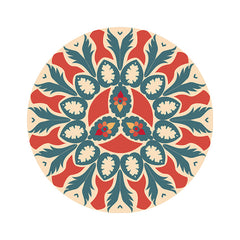 Ethnic Style Rubber Coaster Heat Resistant Tea Mat