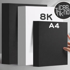 50pcs Rectangular 200g Thickened Painting Sketch Paper A4 8K Solid