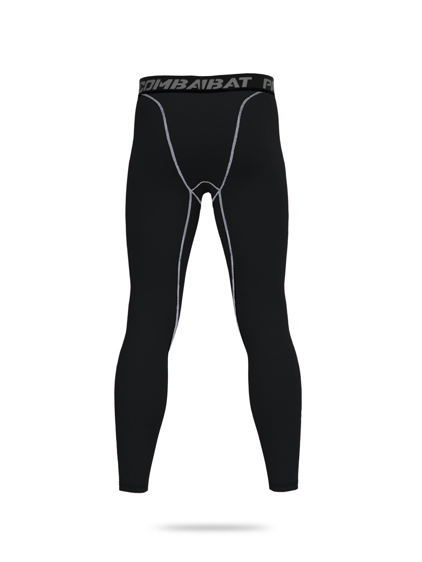 Men's Solid Sports Leggings High Stretch Breathable Compression Pants