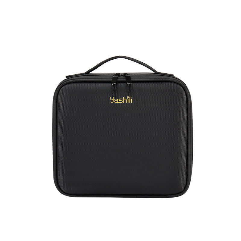 Waterproof Cosmetic & Toiletry Bag With Mirror Travel Makeup Case Large Capacity