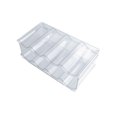 Transparent Stackable Plastic Bottle Storage Rack Cup Holder