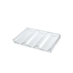 Transparent Stackable Plastic Bottle Storage Rack Cup Holder