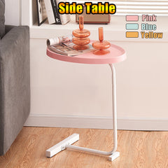 Pink Side Table 3 C Shaped End Table For Living Room Bedroom